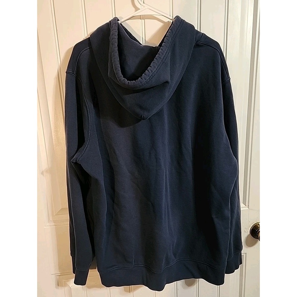 Levi's Levi Strauss & Co Men's Hoodie Sweatshirt Serif Logo Blue XL Graphic - Picture 3 of 4